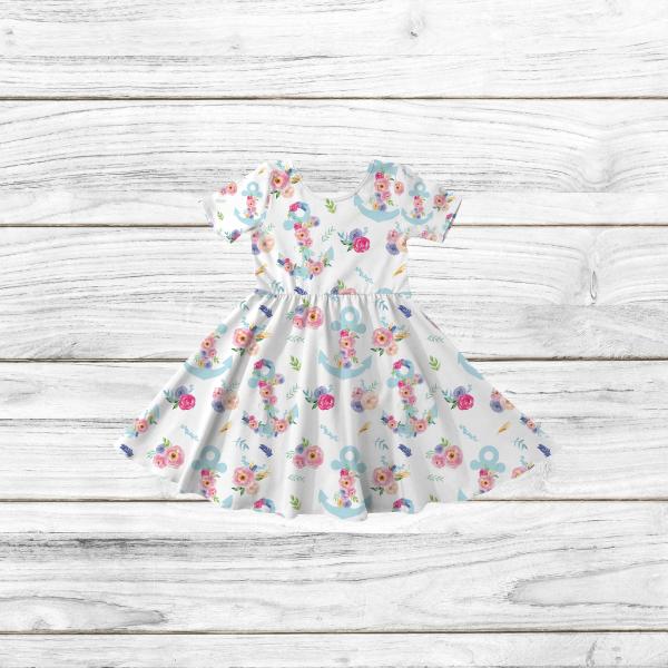 VORBESTELLUNG Bio Jersey Floral Anchors
